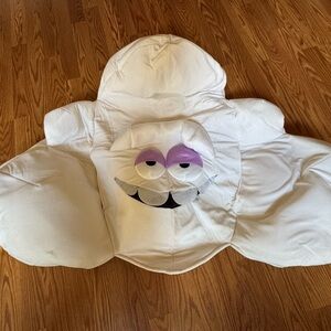 White Cloud Costume with Purple Eyes and blue gloves 🎃